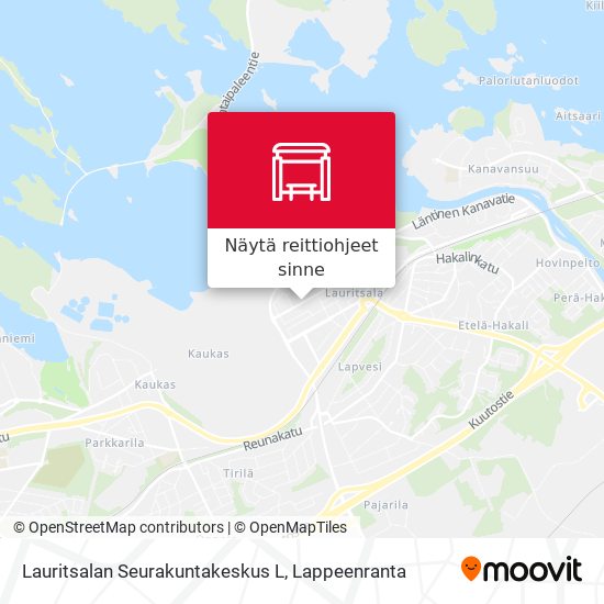 Lauritsalan Seurakuntakeskus L kartta
