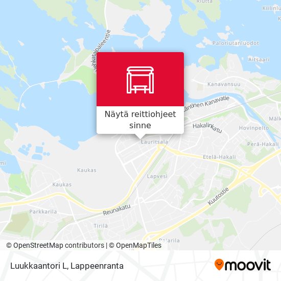 Luukkaantori L kartta