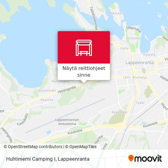 Huhtiniemi Camping I kartta