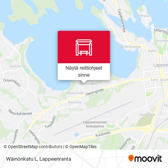 Wäinönkatu L kartta