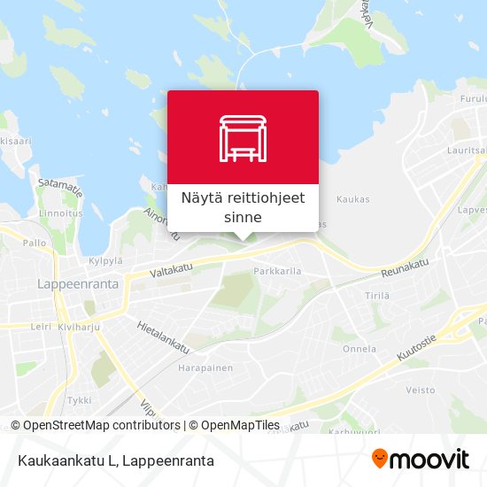 Kaukaankatu L kartta