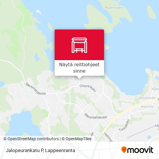 Jalopeurankatu P kartta