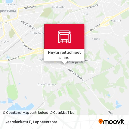 Kaarelankatu E kartta