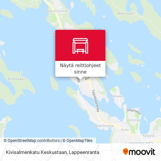 Kivisalmenkatu Keskustaan kartta