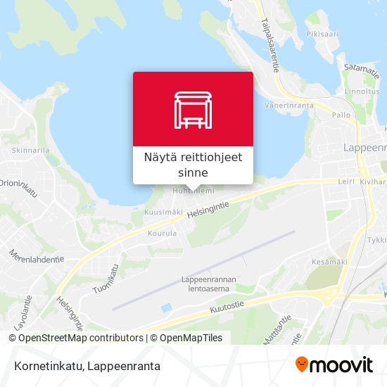 Kornetinkatu kartta