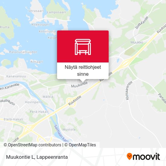 Muukontie L kartta