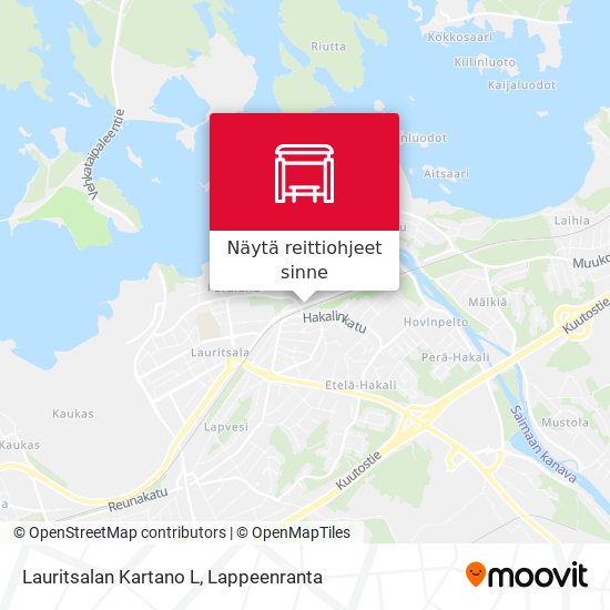 Lauritsalan Kartano L kartta
