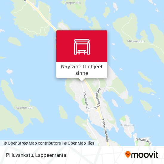 Piiluvankatu kartta