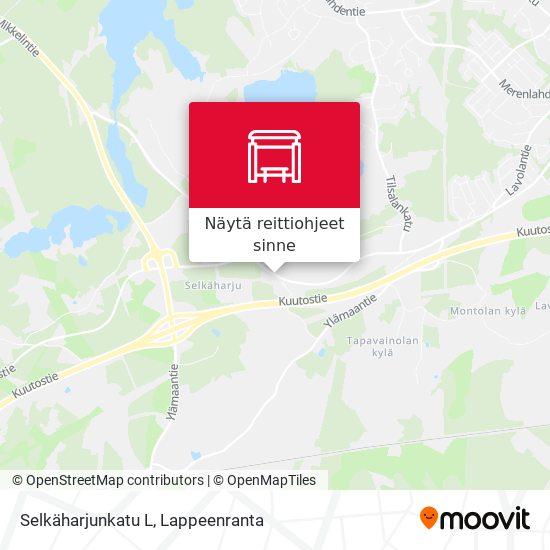 Selkäharjunkatu L kartta