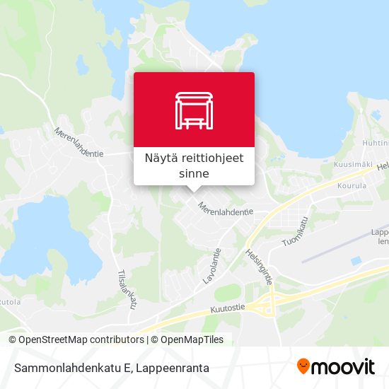 Sammonlahdenkatu E kartta