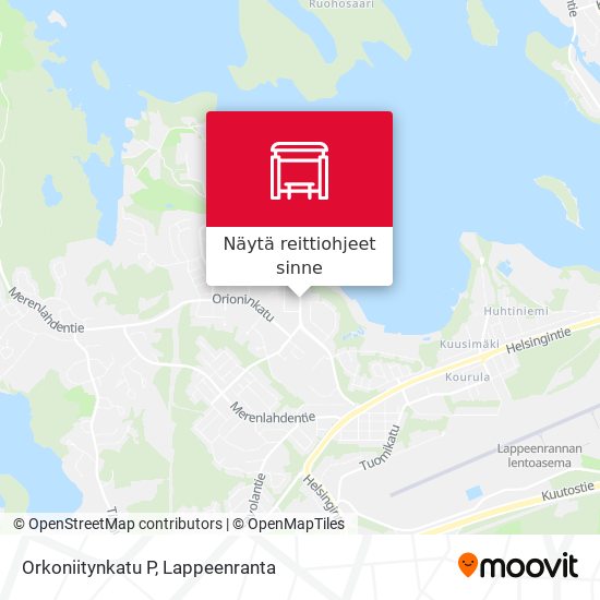 Orkoniitynkatu P kartta