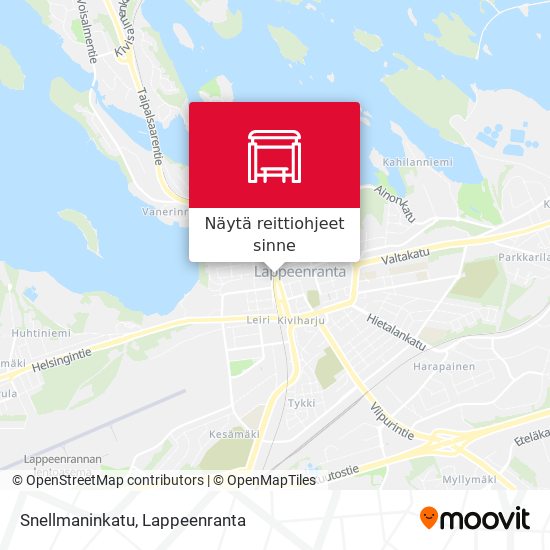 Snellmaninkatu kartta