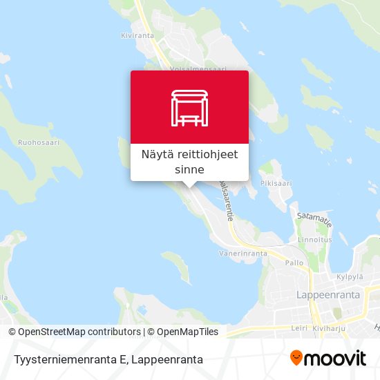 Tyysterniemenranta E kartta