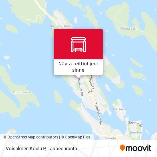 Voisalmen Koulu P kartta