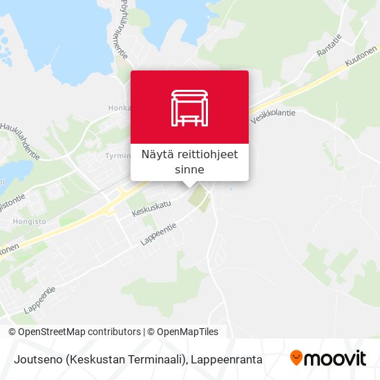 Joutseno (Keskustan Terminaali) kartta
