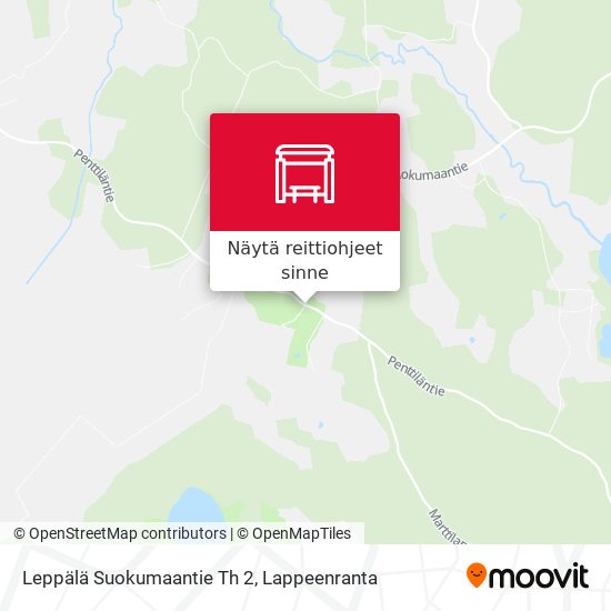 Leppälä  Suokumaantie Th 2 kartta