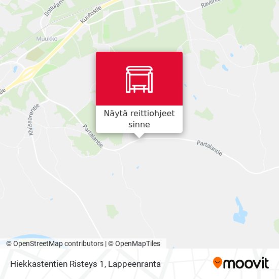 Hiekkastentien Risteys 1 kartta