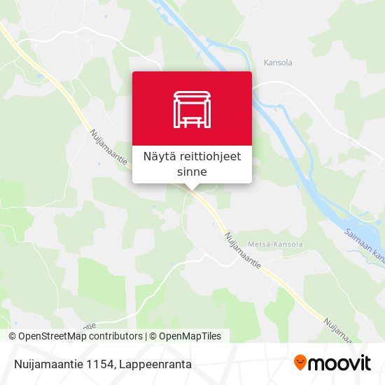 Nuijamaantie 1154 kartta