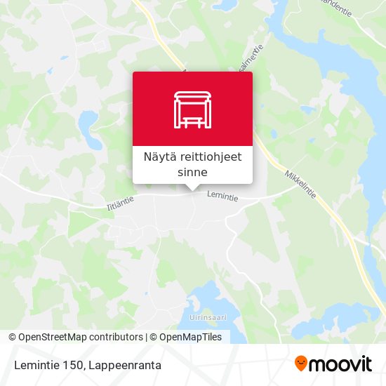 Kuinka päästä kohteeseen Lemintie 150 paikassa Lappeenranta kulkuvälineellä  Bussi?