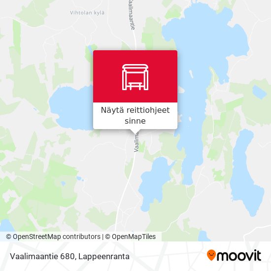 Vaalimaantie 680 kartta