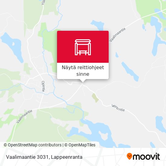 Vaalimaantie 3031 kartta