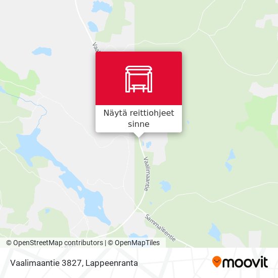 Vaalimaantie 3827 kartta