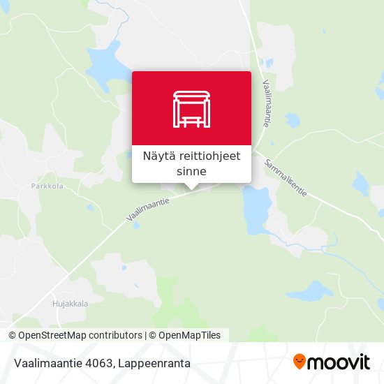 Vaalimaantie 4063 kartta