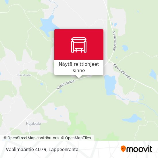Vaalimaantie 4079 kartta