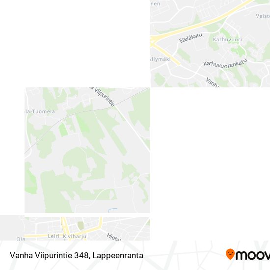 Vanha Viipurintie 348 kartta