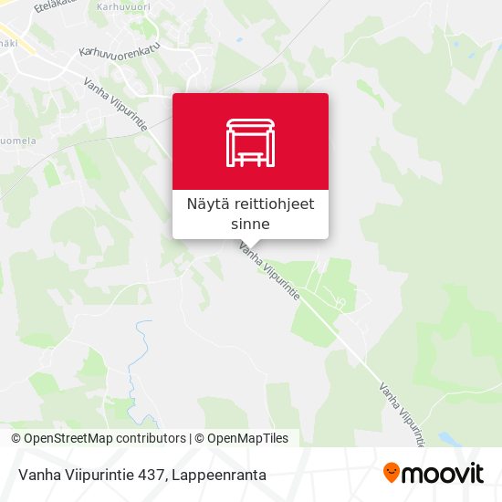 Vanha Viipurintie 437 kartta