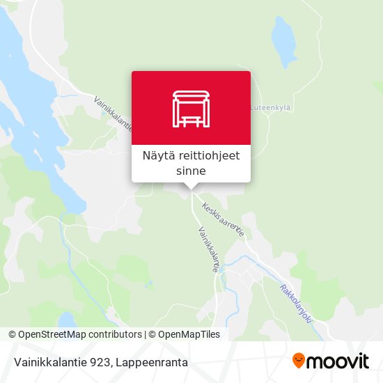 Vainikkalantie 923 kartta
