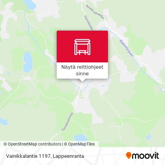 Vainikkalantie 1197 kartta