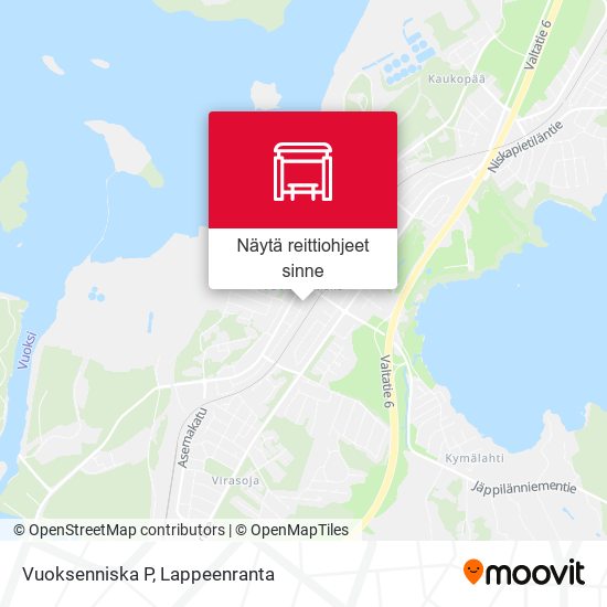 Vuoksenniska P kartta