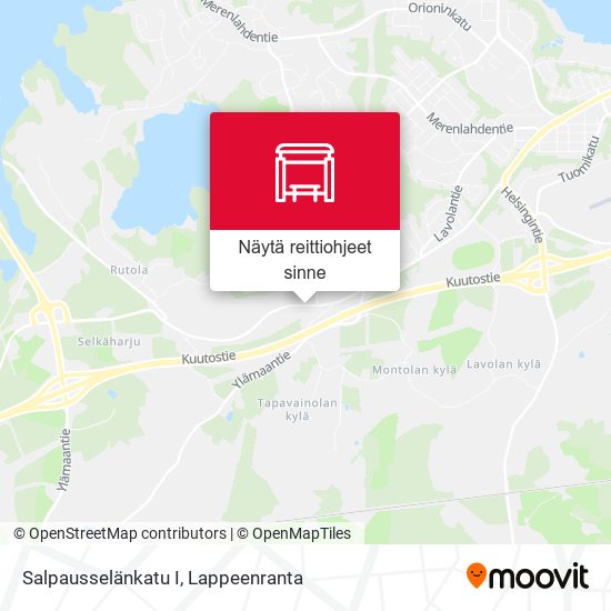 Salpausselänkatu I kartta