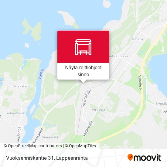 Vuoksenniskantie 31 kartta