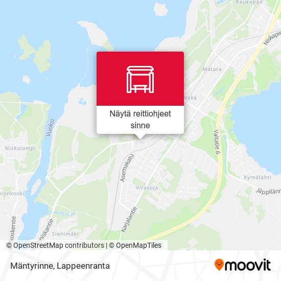 Mäntyrinne kartta
