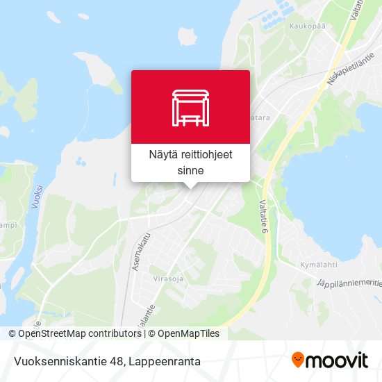 Vuoksenniskantie 48 kartta