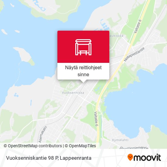 Vuoksenniskantie 98 P kartta