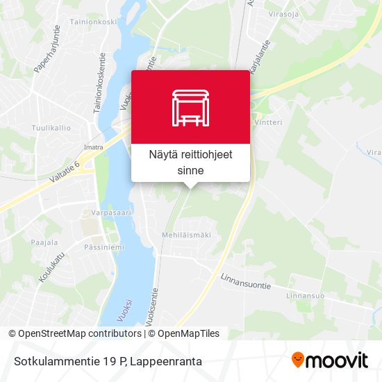 Sotkulammentie 19 P kartta