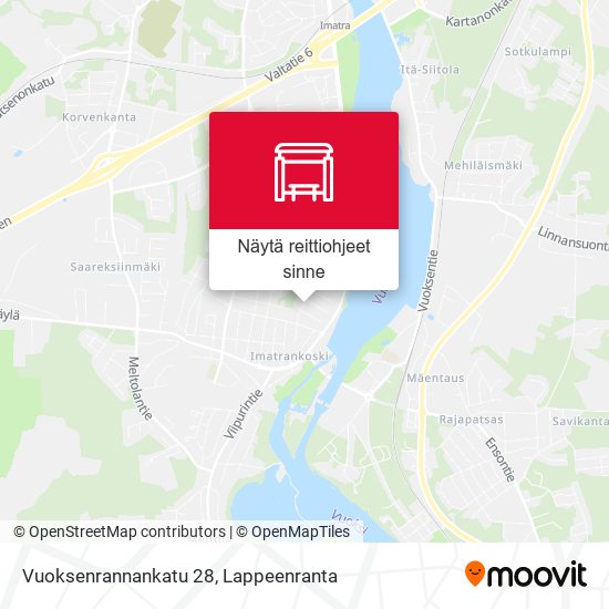 Vuoksenrannankatu 28 P kartta