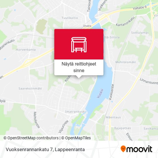 Vuoksenrannankatu 7 kartta