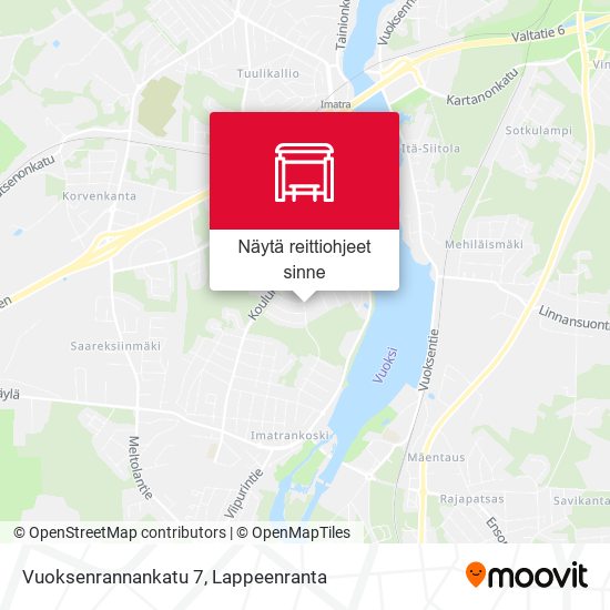 Vuoksenrannankatu 7 kartta