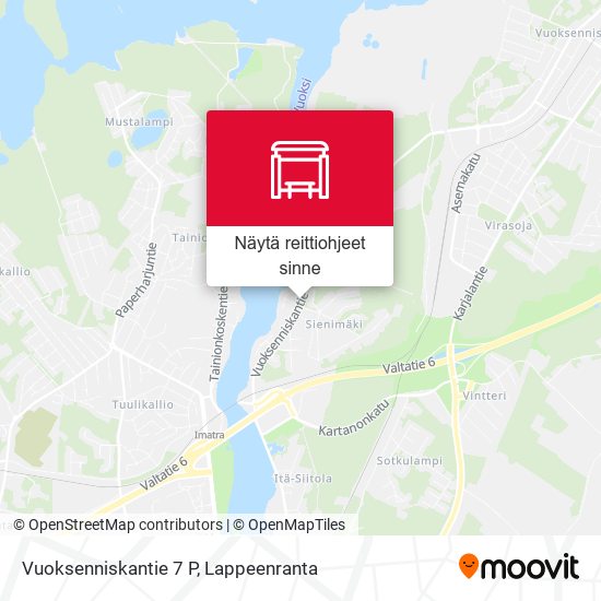 Vuoksenniskantie 7 P kartta