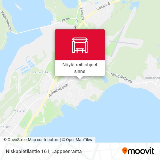 Niskapietiläntie 16 I kartta