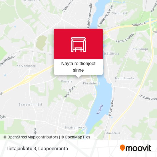 Tietäjänkatu 3 kartta