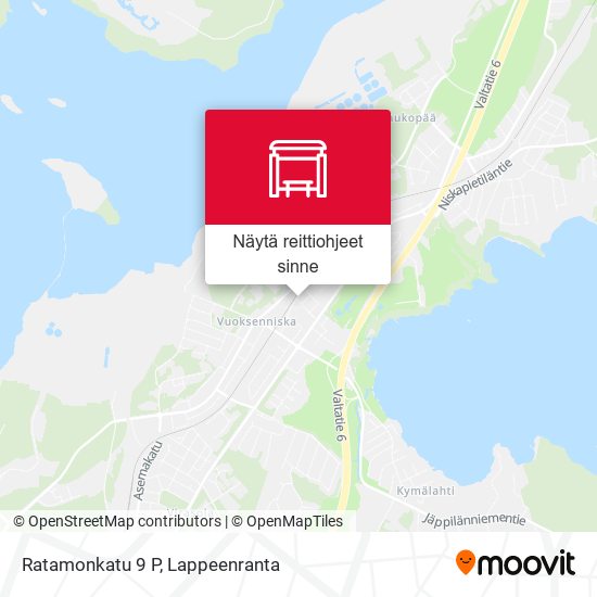 Ratamonkatu 9 P kartta