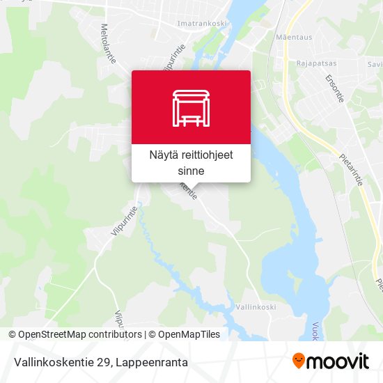 Vallinkoskentie 29 kartta