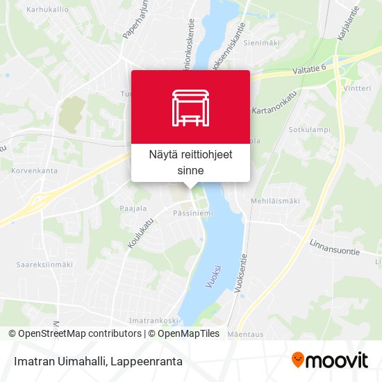 Imatran Uimahalli kartta