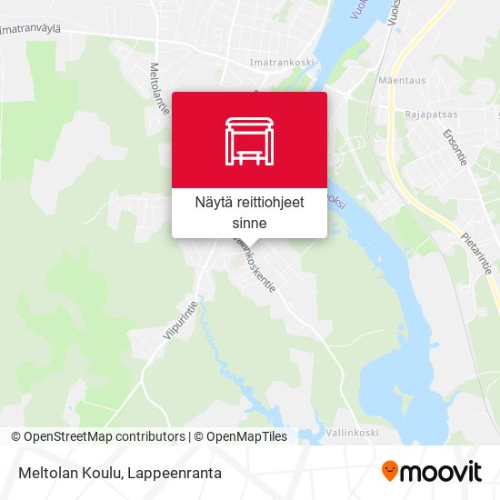 Meltolan Koulu kartta
