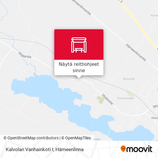 Kalvolan Vanhainkoti I kartta